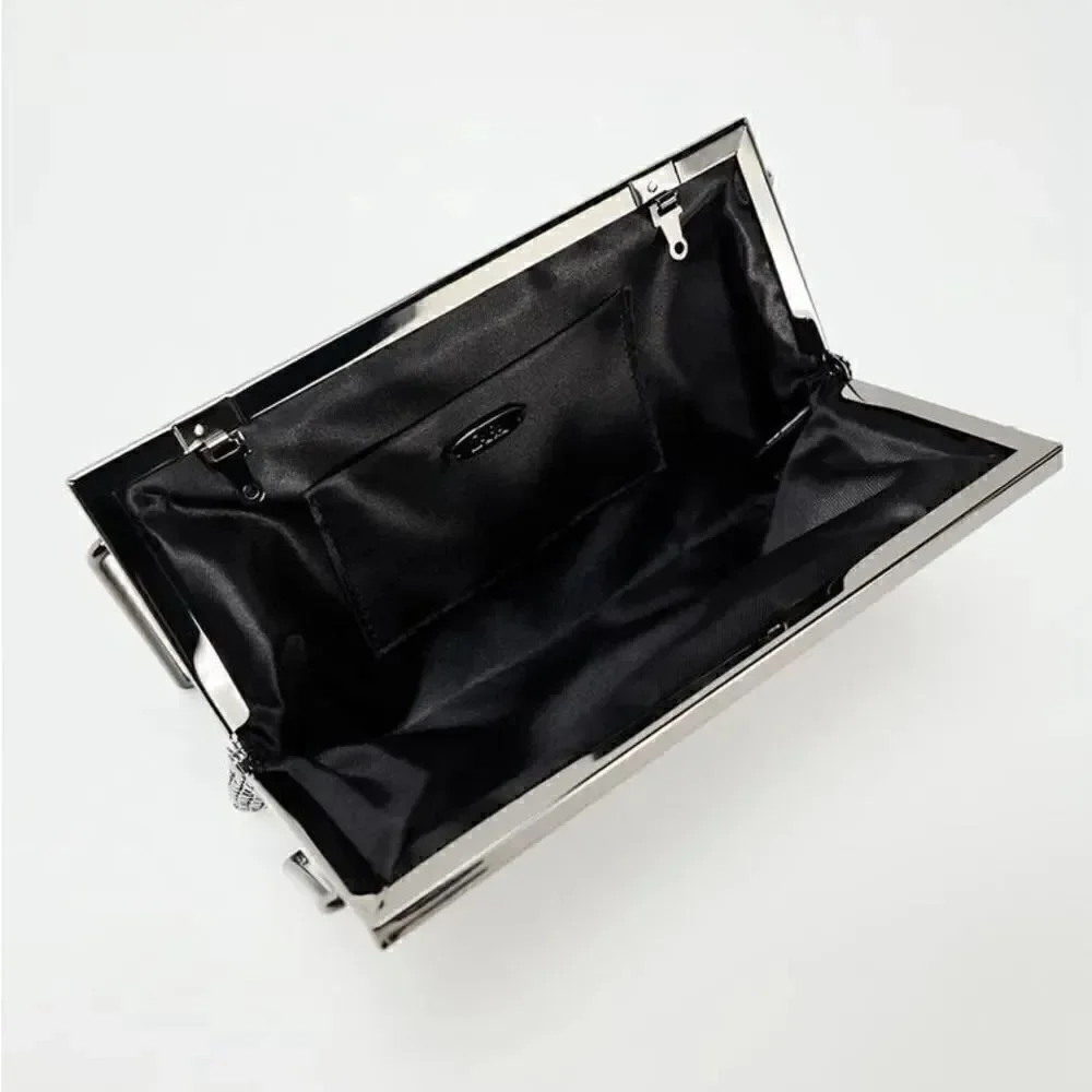 ZARA METAL MESH CROSSBODY BAG - Picture 6 of 6